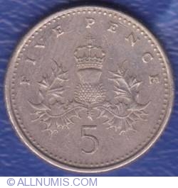 Image #1 of 5 Pence 1991