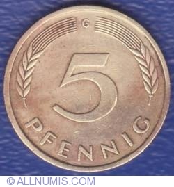5 Pfennig 1982 G