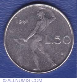 Image #1 of 50 Lire 1981