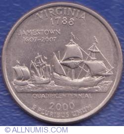 Image #1 of State Quarter 2000 D - Virginia