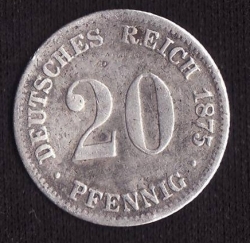 Image #1 of 20 Pfennig 1875 G