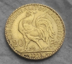 Image #1 of 20 Francs 1913