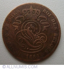 Image #2 of 2 Centimes 1864
