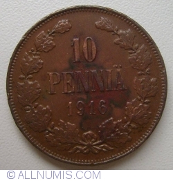 Image #1 of 10 Pennia 1916