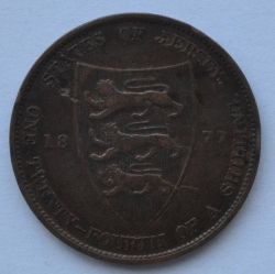 Image #1 of 1/24 Shilling 1877