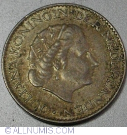 Image #2 of 1 Gulden 1956