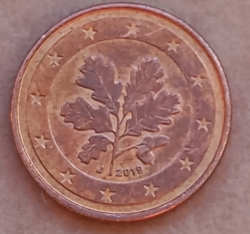 Image #2 of 1 Euro Cent 2019 J