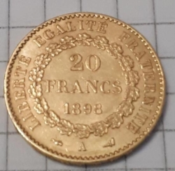 Image #1 of 20 Francs 1898 A