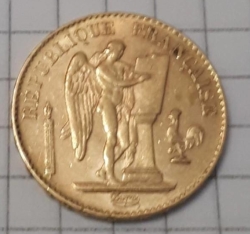 Image #2 of 20 Francs 1898 A