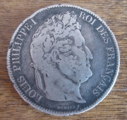 Image #2 of 5 Francs 1841 W