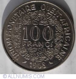 100 Franci 1968