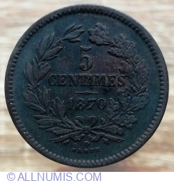 Image #1 of 5 Centimes 1870