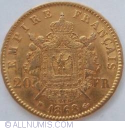 20 Franci 1868 BB