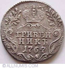 Image #1 of 1 Grivennik (10 Kopeks) 1767