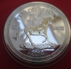 Image #1 of 2 Dollars 2014 - Year of the Horse