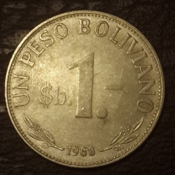 Image #1 of 1 Peso 1968
