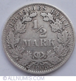 1/2 Mark 1908 A