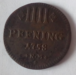 Image #1 of 4 Pfening 1758