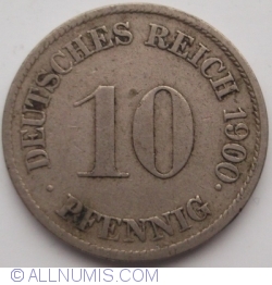 Image #1 of 10 Pfennig 1900 J
