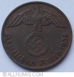 Image #1 of 2 Reichspfenning 1938 B