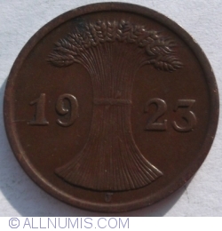 2 Rentenpfennig 1923 J