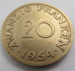 20 Franken 1954