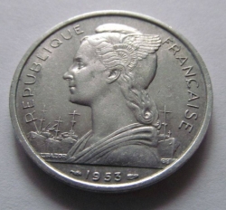 Image #2 of 5 Francs 1953