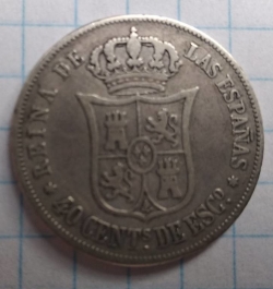 40 Centimos 1865