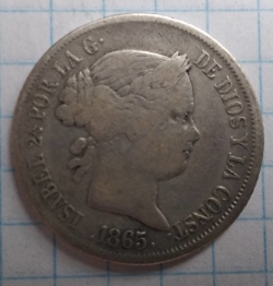 40 Centimos 1865