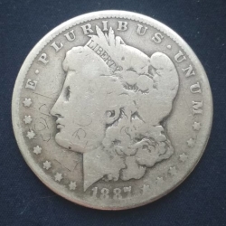 Morgan Dollar 1887 O