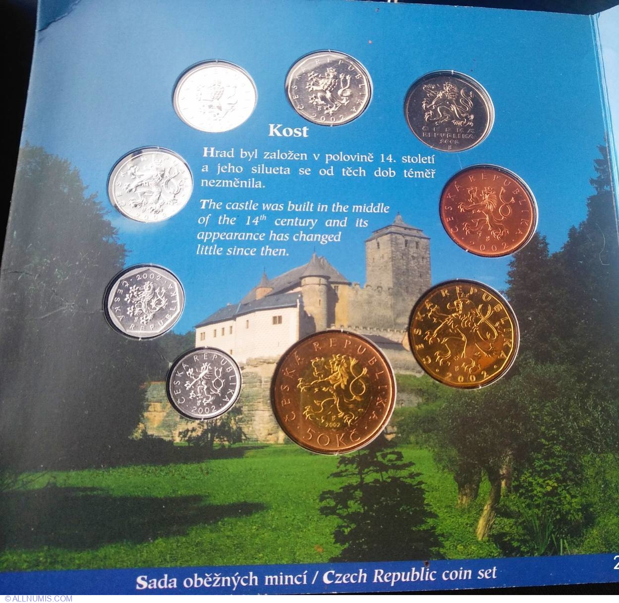 Mint Set 2002 Republic 1993 2010 Czech Republic Coin 45155 