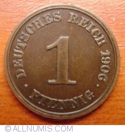 Image #1 of 1 Pfennig 1906 J