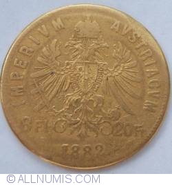 Image #1 of 8 Florins - 20 Francs 1882