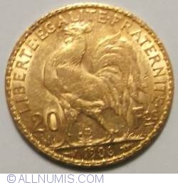 Image #1 of 20 Francs 1906
