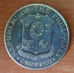 1 Peso 1967 - Bataan Day