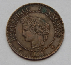 Image #2 of 2 Centimes 1895 A