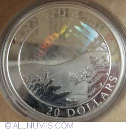 Image #1 of 20 Dollars 2004 - Aurora Borealis (Northern Lights)