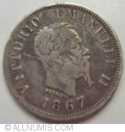 Image #2 of 50 Centesimi 1867 N
