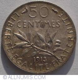 Image #1 of 50 Centimes 1913