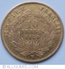 10 Franci 1860 BB