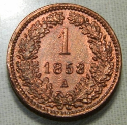 1 Kreuzer 1858 A