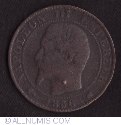 Image #2 of 5 Centimes 1856 K