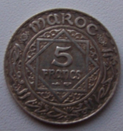 Image #1 of 5 Francs 1933 (AH1352)