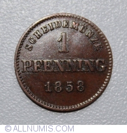 1 Pfennig 1858