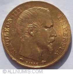 Image #2 of 20 Francs 1857 A