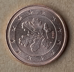 1 Euro Cent 2023 F