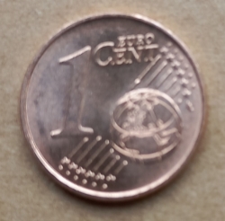 1 Euro Cent 2023 F
