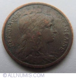 Image #2 of 1 Centime 1911