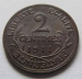 1 : 2 Centimes 1911