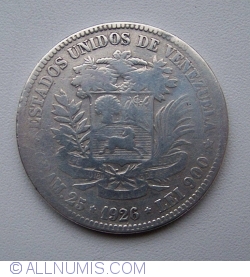 5 Bolivares 1926